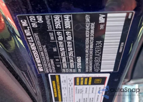 2020 Mercedes-Benz Gle 350 from USA, damaged, VIN 4JGFB4JB2LA297634